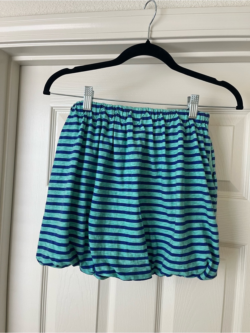 NWOT crewcuts Girls Striped Bubble Skirt with pockets